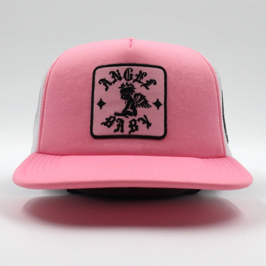 Angel Baby Pink Trucker Foam Hat